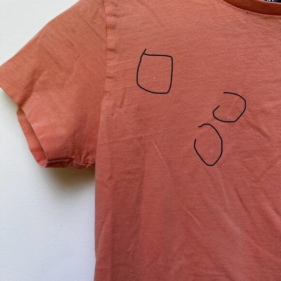 Ralph Lauren Sport Peach Short Sleeve Crew Neck T-shirt Small - Picture 5 of 8